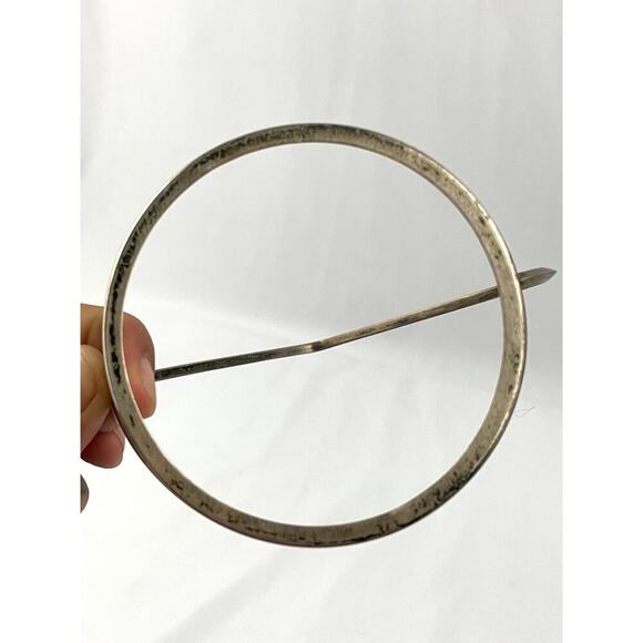 VTG Etched Cut Glass Candy Dish Small Basket Holder Sterling J44 - Picture 14 of 15